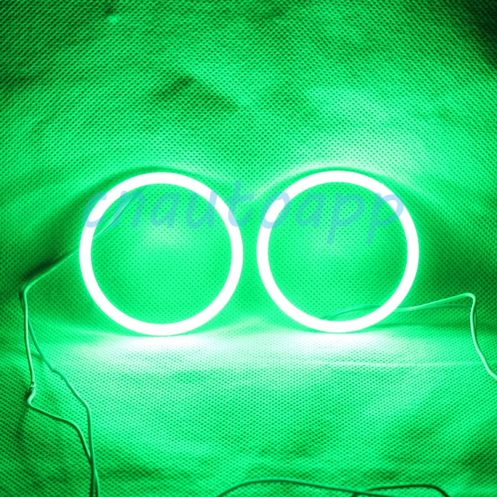 Глаза ангела Супер светодиодное световое кольцо для автомобильных фар мотоцикла 50 мм 5 Вт x 2(одна пара) Белый/янтарный/красный/зеленый/синий