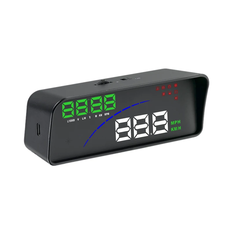 P9 3.6"HD Car OBDII OBD2 HUD Head Up Display Fuel Consumption OverSpeed Warning System