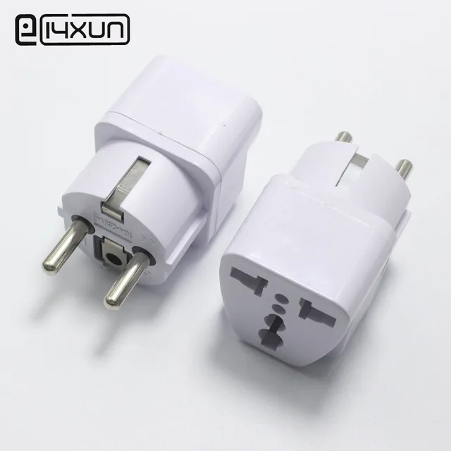 1pcs Universal EU South Korea Plug Adapter Converter US AU UK To European Germany KS AC Travel