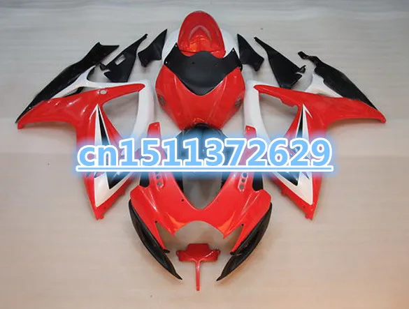 

Full set Fairings for A GSXR 750 600 K6 2006 2007 OEM fairings GSX-R600 GSXR750 06 07 white red black-Dor for SUZUKI D