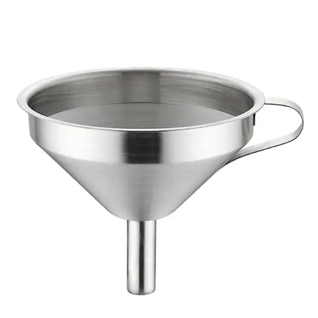 Mini Stainless Steel Bar Wine Flask Funnel Small Mouth Funnels for