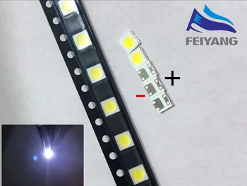 

500pcs/lot For UNI LED backlight LCD TV 3535 3537 LED SMD Lamp bead bead 1W 6V 3535 1.2W Cold white UNI MSL-638DEZW-E26SC