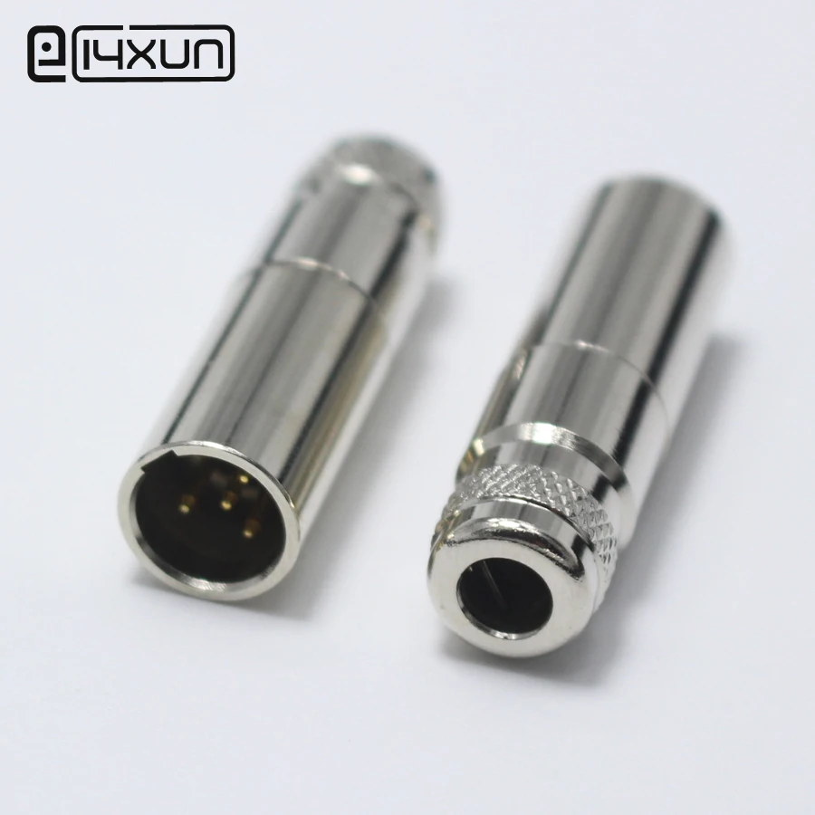 

1pcs Mini XLR Male Plug with 4 Pin Small XLR 4P Audio Metal Microphone Connector MIC Adapter for OD5mm Cable