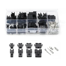 YT 200 шт. JST-2.54mm штырьковые соединительные клеммы мужской/женский Dupont провода кабельный разъем клеммные разъемы с крыльями/крючками