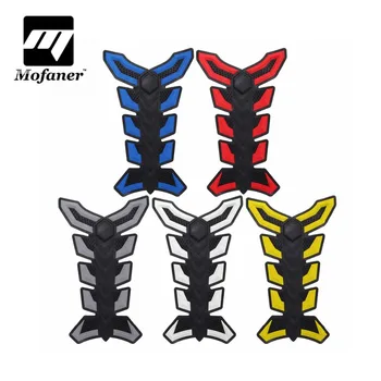 

3D Rubber Tank Pad Protector Gas Fuel Decal Sticker For Motorcycle ATV Vehicles Blue/Red/Black/White/Yellow