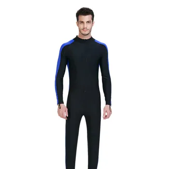 

.Siamese jellyfish garment Snorkeling clothing sun protection clothing Long-sleeved Wetsuit Men anti-UV Swimwear Y026