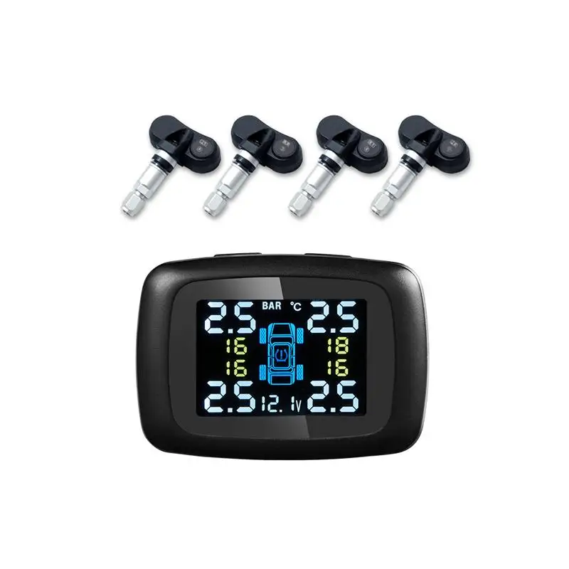 TPMS система контроля давления в шинах регулируемый дисплей колпачки клапана в шинах с датчиком давления - Цвет: Internal Sensor