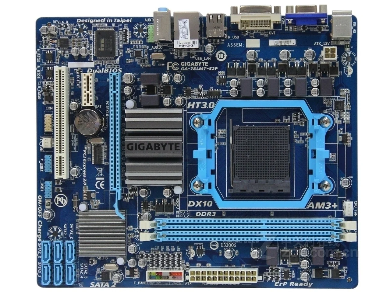 Разъем AM3+ для AMD DDR3 Gigabyte GA-78LMT-S2P материнская плата 760G USB2.0 8G 78LMT S2P настольная материнская плата 78LMT-S2P Micro ATX б/у