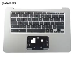 JIANGLUN для hp Chromebook 14 G4 Упор для рук с США клавиатура без Touc hp ad Silver