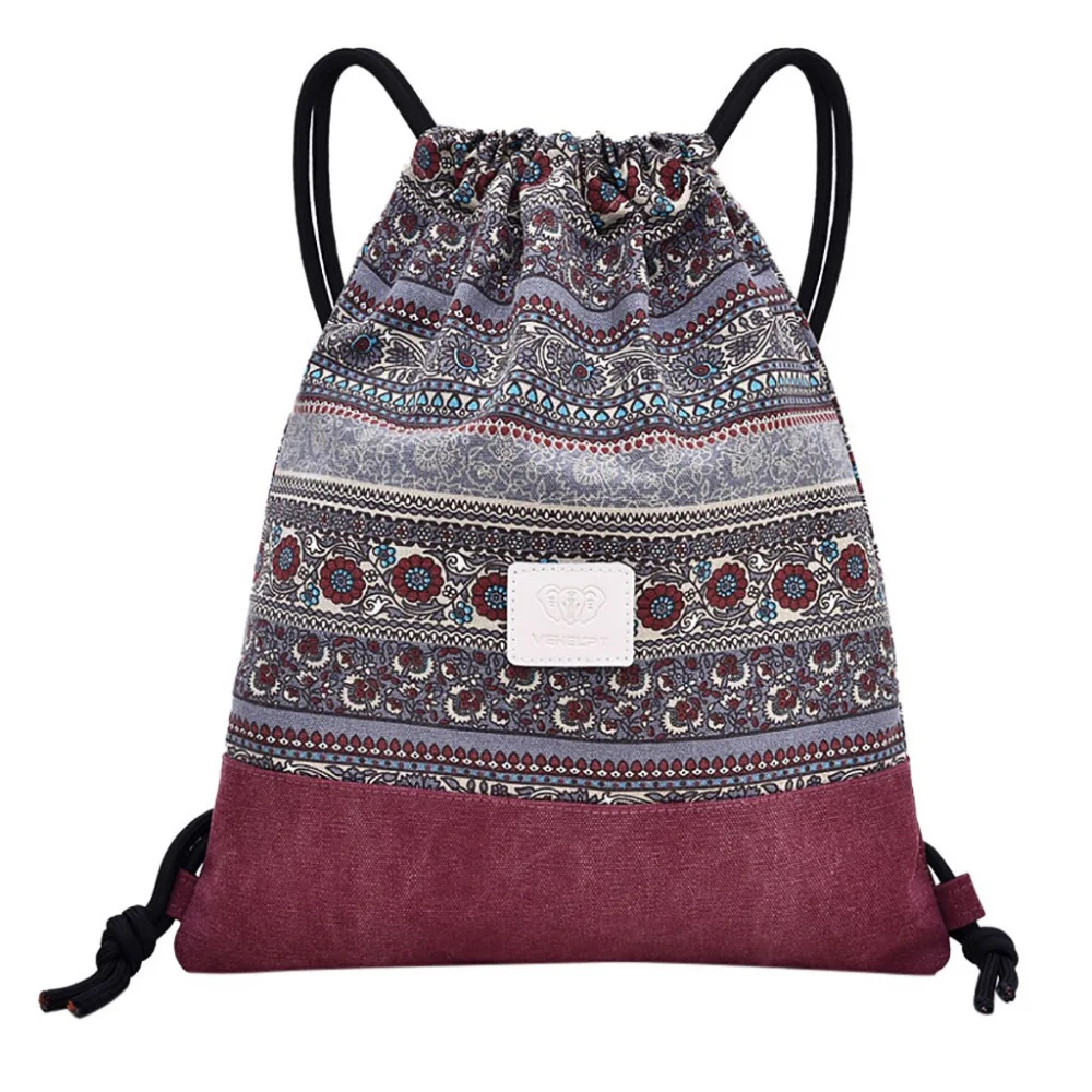 

Unisex Drawstring Bags Backpack Beach Bag Outdoor Fitness Sport Bundle Pocket Oxford Waterproof Large Capacity Solid 10Dec 14