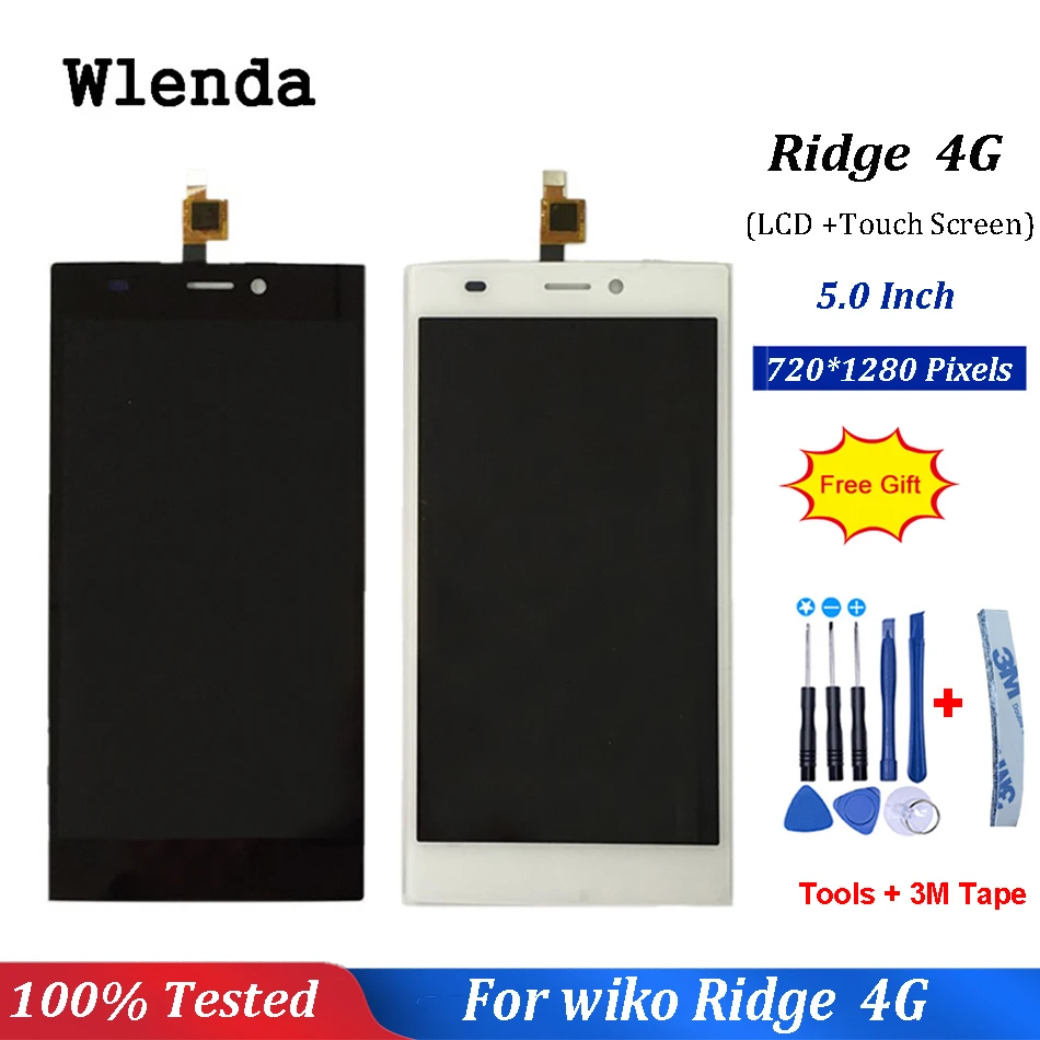 

For Wiko Ridge 4G LCD and Touch Screen Assembly Digiziter Replacement for Wiko Ridge 4G Good quality +Tools