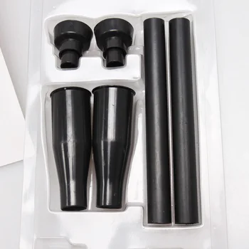 

8pcs Garden Pond Plastic Black Nozzle Fountain Head Accessory Set Gadget Supply