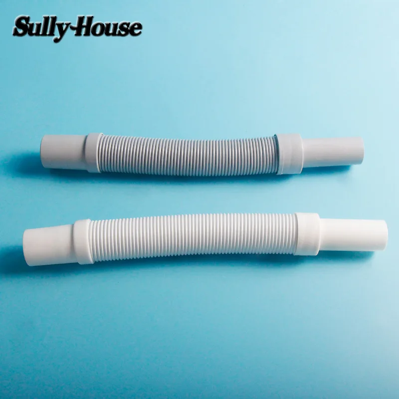 Sully House Высокое качество Ванная комната ABS гибкие дренажные фильтры для труб, умывальник дезодорис даункомер, трубка с пружиной 80 см