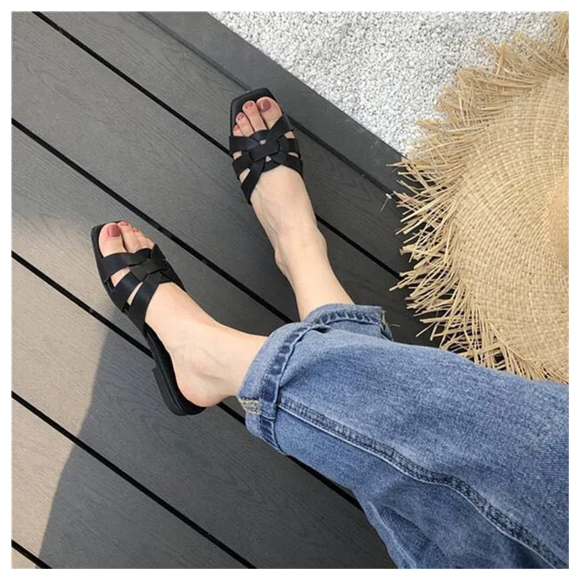 Open Toe Casual Flats For Ladies