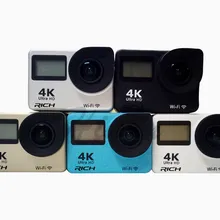 5 шт./лот t350 Спорт Камера 4 К 2.0 дюймов Wi-Fi 4 К 30fps 16mp H.264 30 м Водонепроницаемый 170 wide объектив Действие DV Спорт Камера