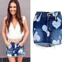 Бойфренд женские джинсовые юбки Одежда высшего качества Ленточки нерегулярные рваные голубые Высокая Талия юбки Faldas Mujer Модные свободные Сексуальная юбка в стиле джаз