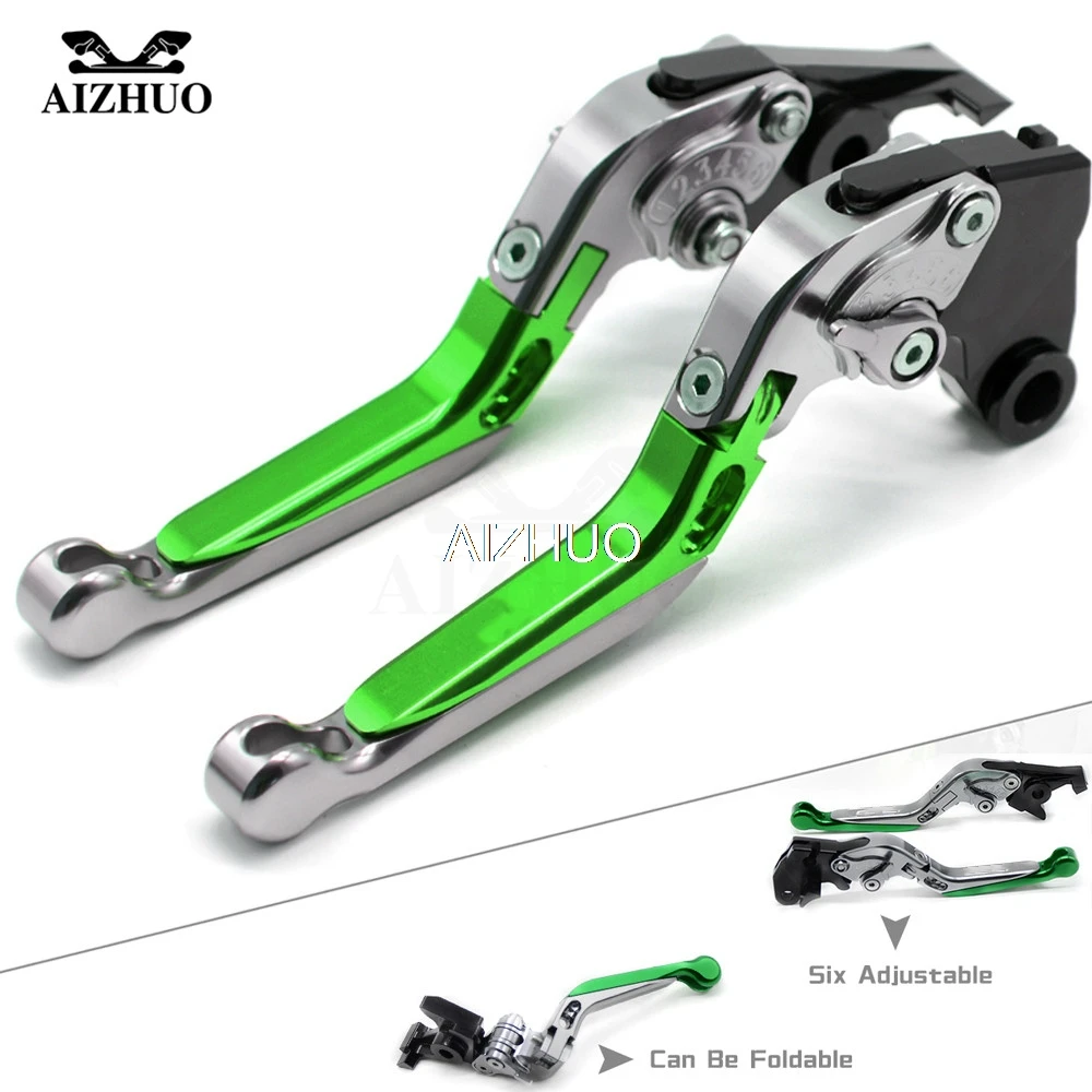 

CNC Aluminum Motorcycle Brake Clutch Levers Adjustable Folding Extendable FOR KAWASAKI ZZR1200 ZZR 1200 2002-2005 2003 2004