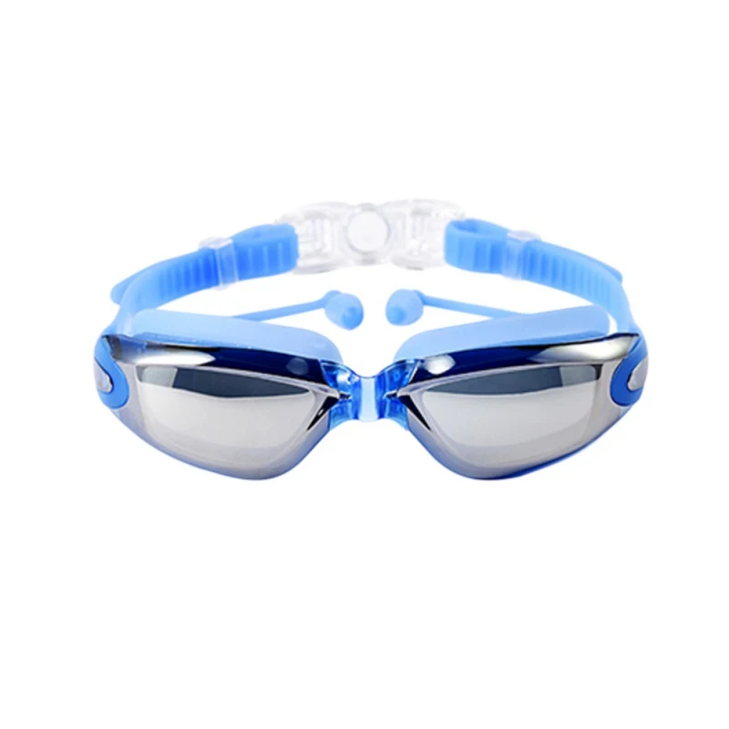 Три комплекта высокой четкости водонепроницаемые противотуманные плавательные очки для мужчин женщин большая коробка очки плавательные кепки+ Заглушки для ушей, зажим для носа костюм
