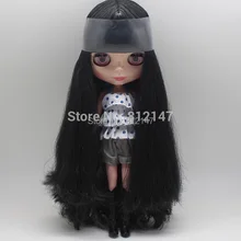 Телесный цвет куклы(длинные черные волосы