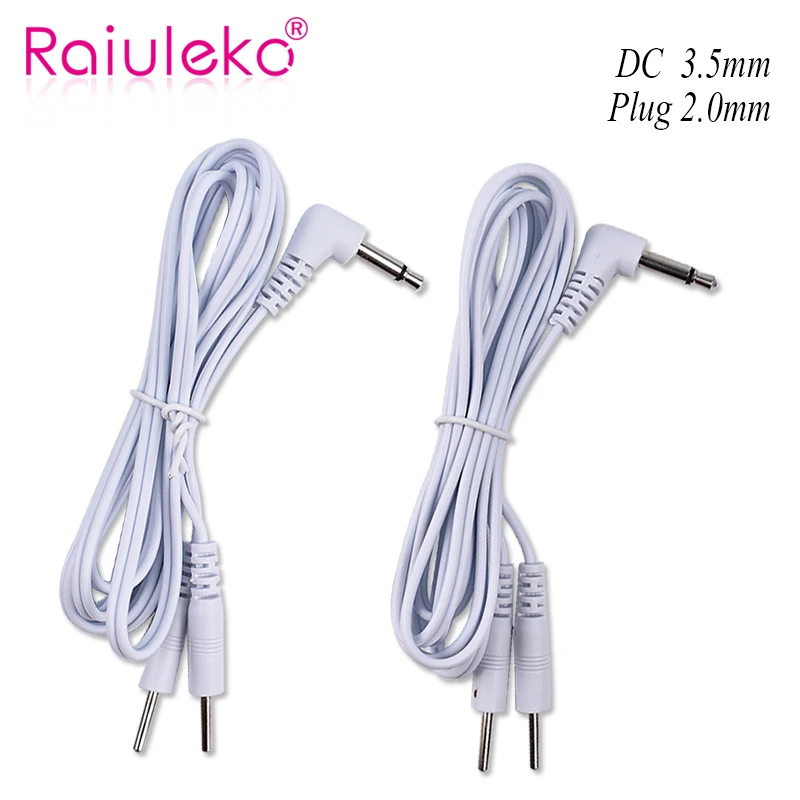 1.2m 2-way Electrode Wires for Massager Electric Ems Trainer Tens Acupuncture Therapy Machine Muscle Stimulator 1.2m DC 3.5mm 1.2m 2-way Electrode Wires for Massager Electric Ems Trainer Tens Acupuncture Therapy Machine Muscle Stimulator 1.2m DC 3.5mm