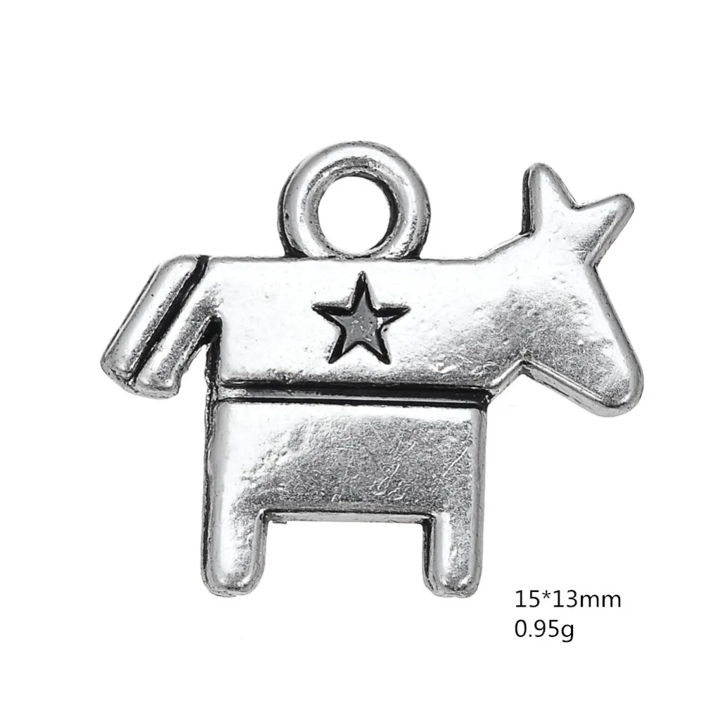 My shape 30 шт демократный символ Ослик подвески|charm charm|democrat charmsymbol charms |