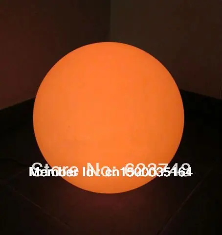 40 см загорелась светодиодный шар цвет изменчива, водонепроницаемый бассейн stlools изменение цвета d40cm RGB LED мяч, мычание Sphere