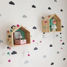 Pegatinas decorativas de nube pequeña para habitación de bebé, pegatinas de pared para habitación de niños, guardería, habitación de niña, pegatinas de pared para dormitorio de niños
