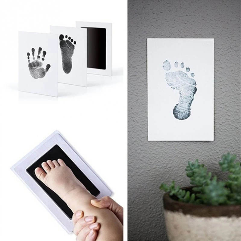 

Baby Special Handprint & Footprint Ink Pad Baby Items Souvenir Hand & Footprint Makers Learning & Education Toy Hand Footprint