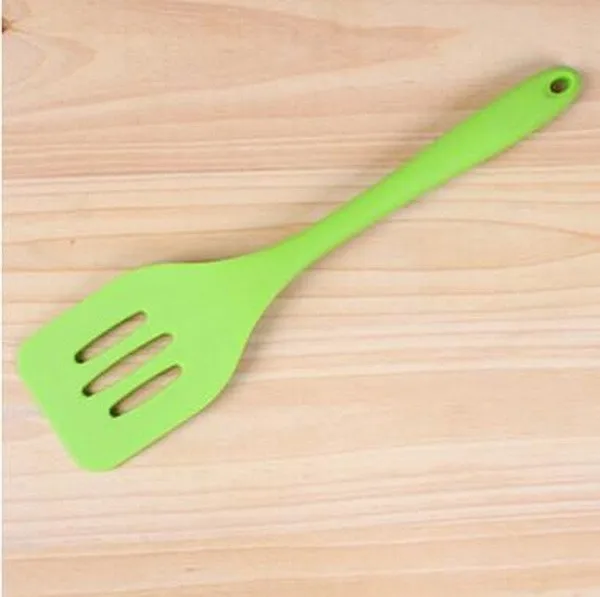 Top 100pcs/lot,Slicone Truner Food Grade Silicone Spatula Kitchen Accessories Meats Pastry DIY Baking Tool 29cm Length Cooking Tools 0