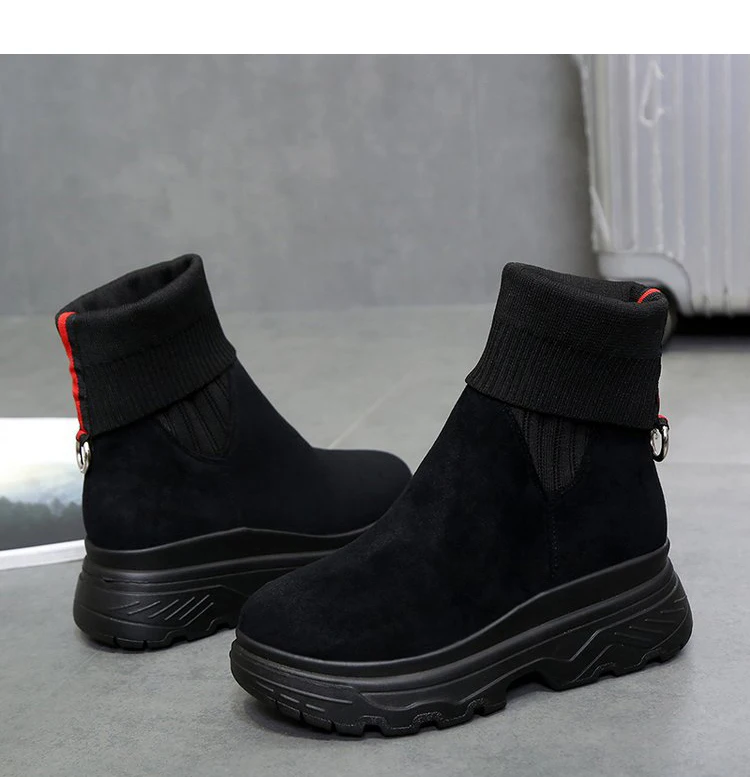 Spring And Autumn Fashion warm snow boots winter new women ankle boots