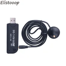 Elistoooop Смарт ТВ видео оборудование цифровой ТВ ключ USB 2,0 ТВ-палка DVB-T+ DAB+ FM RTL2832U+ R820T2 Поддержка SDR