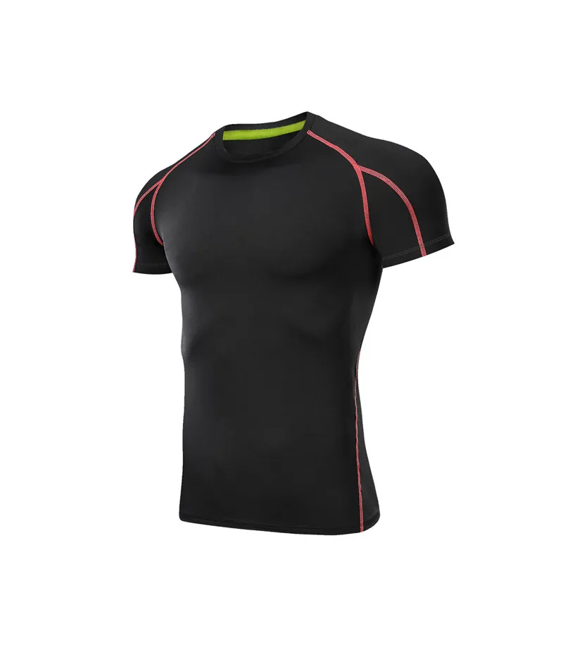 15 Colors Running T-shirt New Pro Fitness Wear Summer Men Quick Dry Cycling Top Gym Shirt Bike Jersey Running Clothing - Цвет: 2