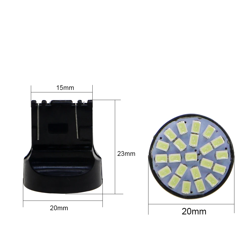 KEIN 2 шт. T20 7443 Светодиодные Автомобильные лампы W21/5 Вт 1206 3020 22SMD светодиодные стоп