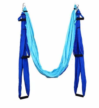 

15 sets free shipping Aerial Anti-gravity Yoga hammocks Yoga swing with hand grips with free parts