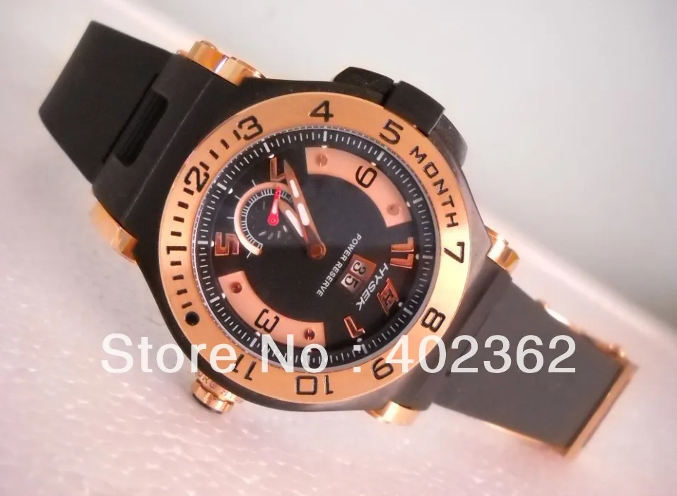 Luxury Men's Jorg Hysek Watch Abyss Rose Gold Power Reserve Men Sport Mechanical Wristwatch | Наручные часы