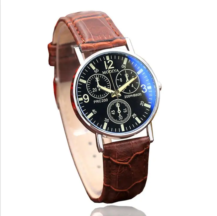 Relojes Hombre часы мужские модные спортивные кварцевые часы мужские часы лучший бренд роскошный, кожаный, в деловом стиле повседневные часы - Цвет: 2