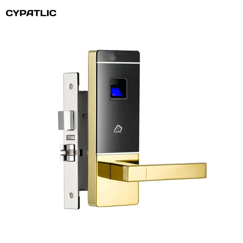 CYPATLIC JCF3301 Goden цветной электрический ключ карта двери биометрический замок Fingeprint с