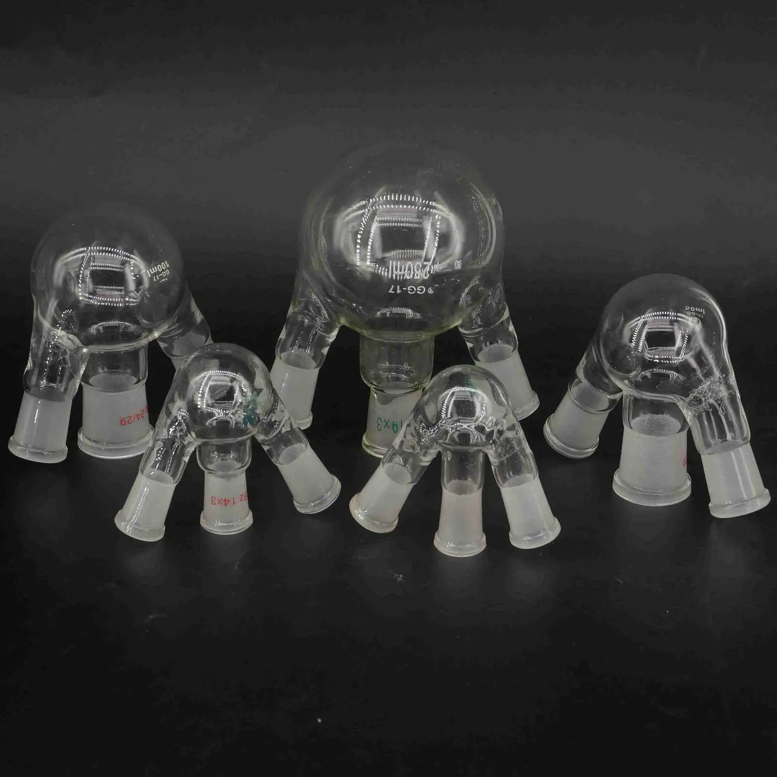 

10/25/50/100/250/500/1000ml 3 Necks Joint Glass Flask Round Bottom Laboratory