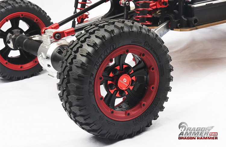 Ковш 1/5 4WD Dragon Hammer пустынный грузовик 2,0 задний прямой мост газовый грузовик RTR Rc автомобиль 36cc двигатель с двумя 65 кг сервопривод