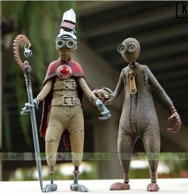 

[Best] Original 7 inch 18cm NECA anime Tim Burton 9 nine Moving Model PVC Action Figure Toy For Numero9/Nine/9 collection model