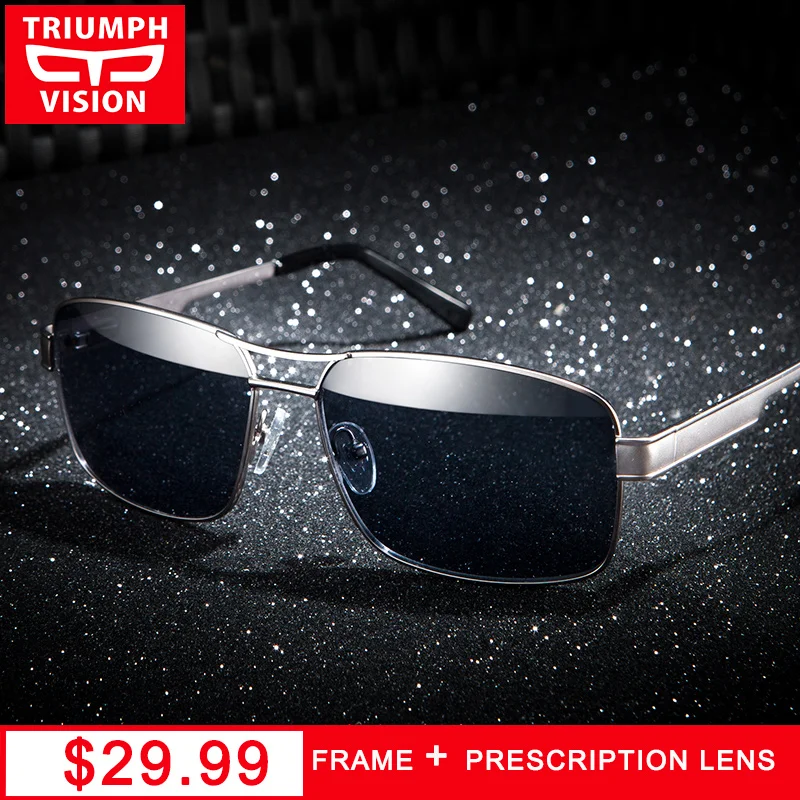 TRIUMPH VISION Diopter Sun Glasses for Men Prescription Lens Driving