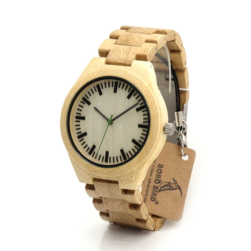 BOBO BIRD I29 Original Grain of Bamboo font b Wooden b font font b Watches b