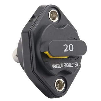 

T3 DC 12/24/32V 20A/30A/40A Amp Manual Reset Circuit Breaker Waterproof Fuse Inverter For Car Trucks Marine Trailer Panel Mount