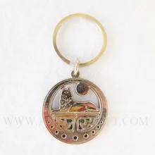 Штамп на заказ пробил emamel Золотой Лев изящный брелок с золотым кольцом дешевая цена Высокое качество без MOQ