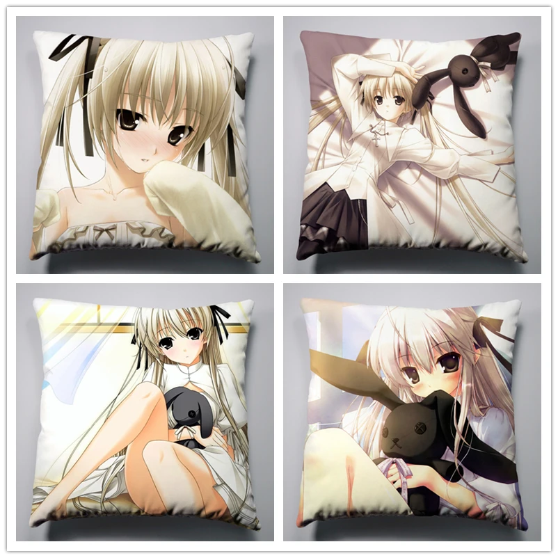 Декоративный чехол для подушки аниме Yosuga no sora Sora Kasugano 40x40 см индивидуальный