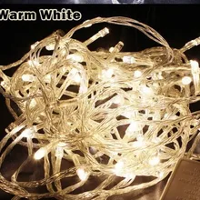 Dangxiang 110 v/220 v Напряжение свет шнура светодиодный мигалка 10 m 100 светодиодный водонепроницаемый разноцветный Свадебные украшения 5 шт