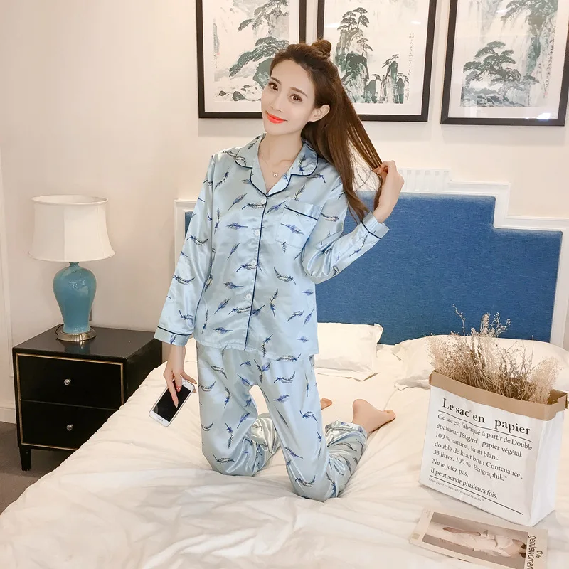 ZOOLIM гостиная сна атласные пижамы с принтом клубники Pijama Для женщин пижамы наборы шелковые пижамы Повседневное Домашняя одежда сексуальные