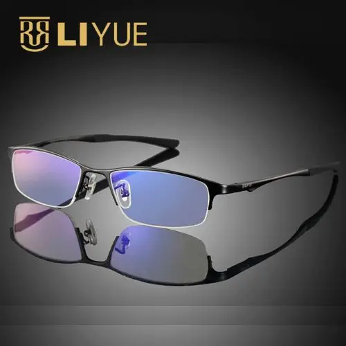 

Titanium optical frame High quality optical eyewear frame prescription glasses blu ray eyeglasses computer glasses 9527