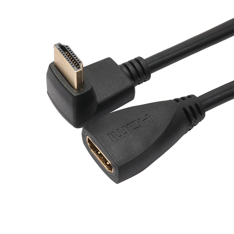 Feniores 30 см 90/270 градусов HDMI папа к Женский Кабель адаптер Поддержка 3D A20|Кабели HDMI| |