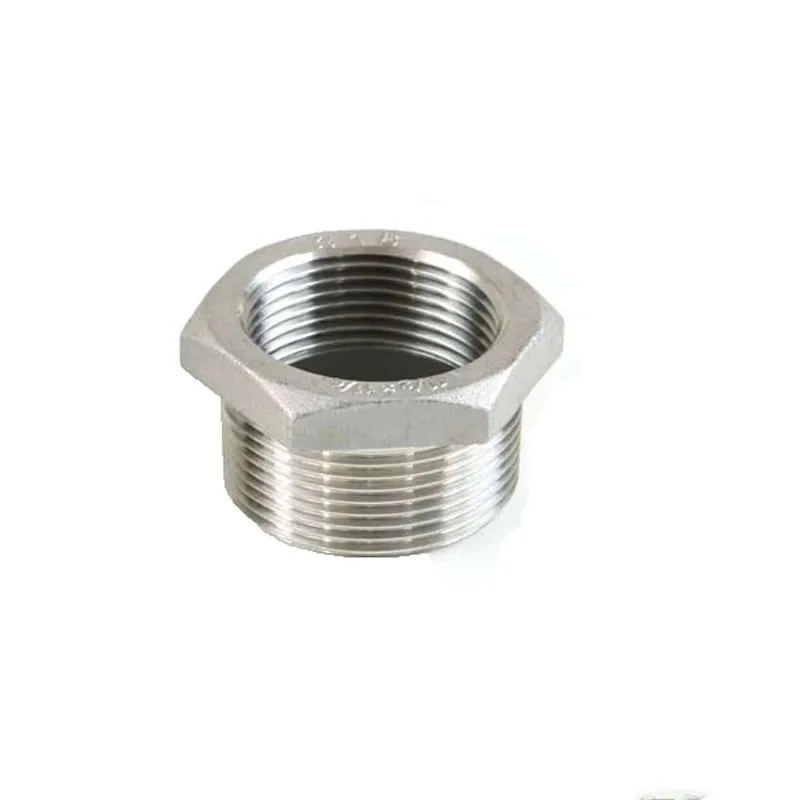 

1/8" 1/4" 3/8" 1/2" 3/4" 1" SS304 stainless steel Pipe Reducer Fittings Hex Reducing Bushing Male To Female Thread Pipe Fitting